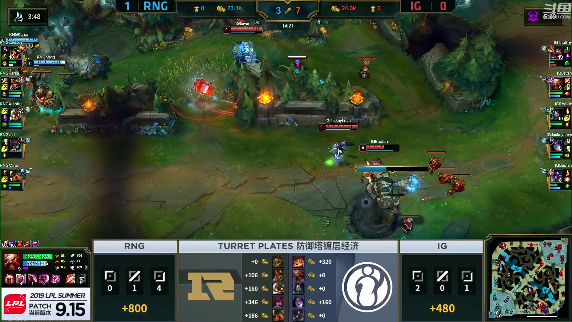 包含Rookie在RNG比赛中晋级TheShy在德国队比赛中精彩发挥，连对手都承认：里程碑夜布莱顿防线松动的词条